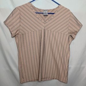 Athletic stripe top